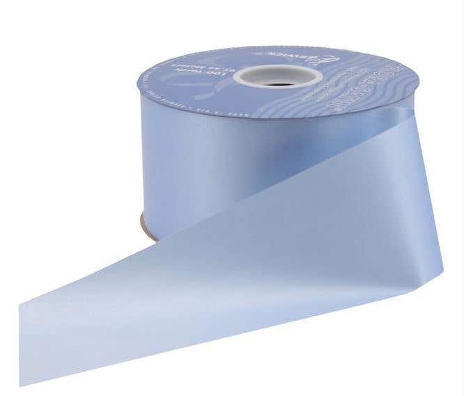 #40 Blue Satin Ribbon, 100-Yards