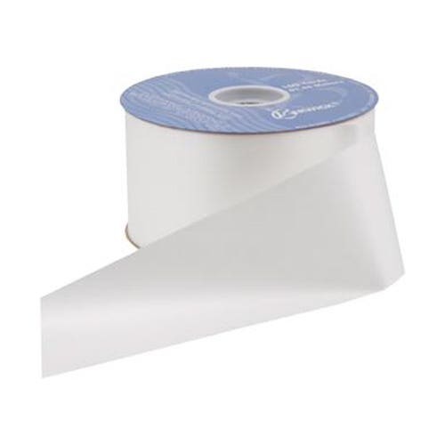 #9 White Satin Ribbon, 100-Yards