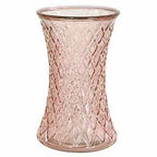 8 Blush Pink Embossed Gathering Vase