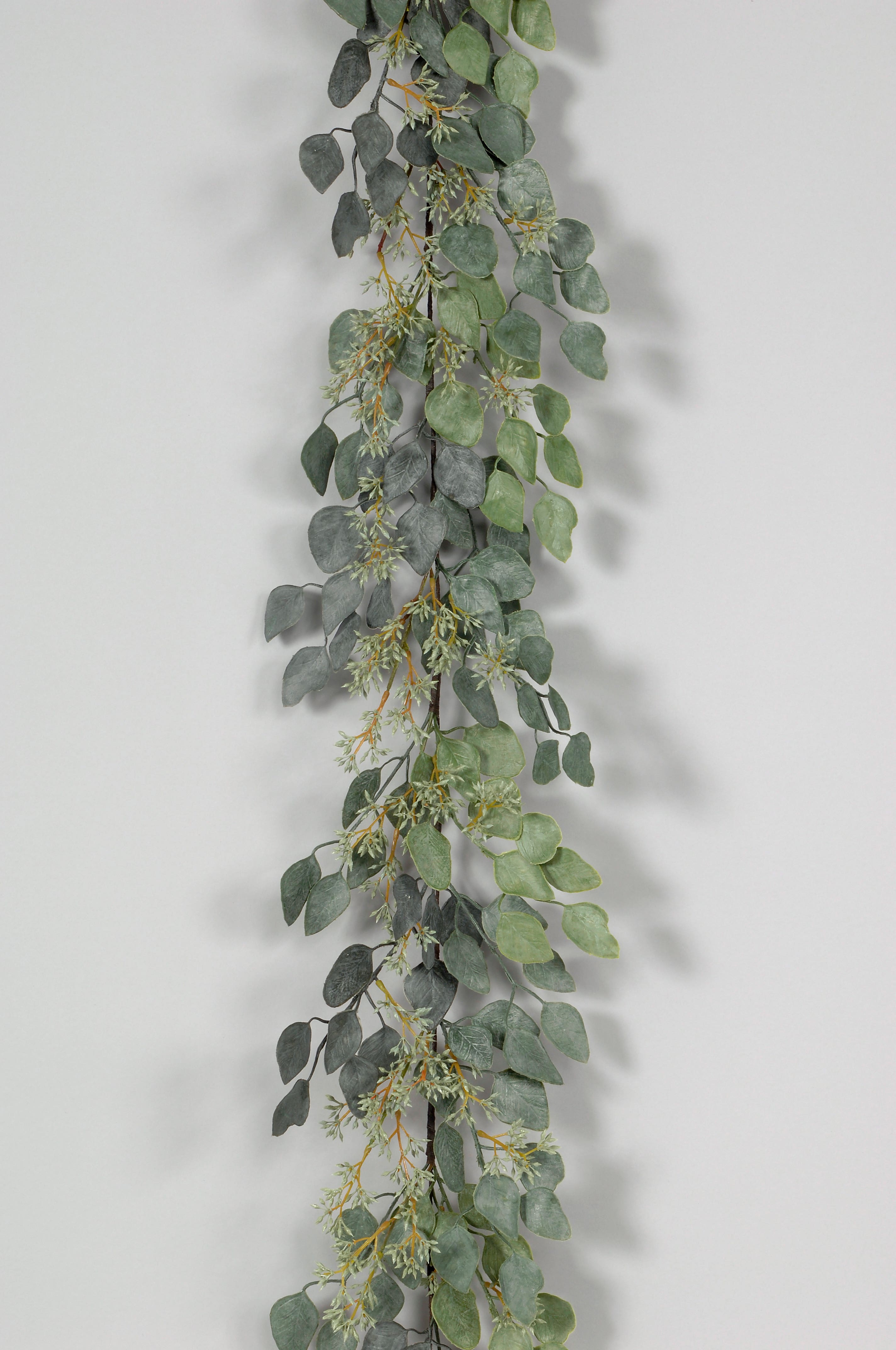 6' Green Eucalytus Garland Mix
