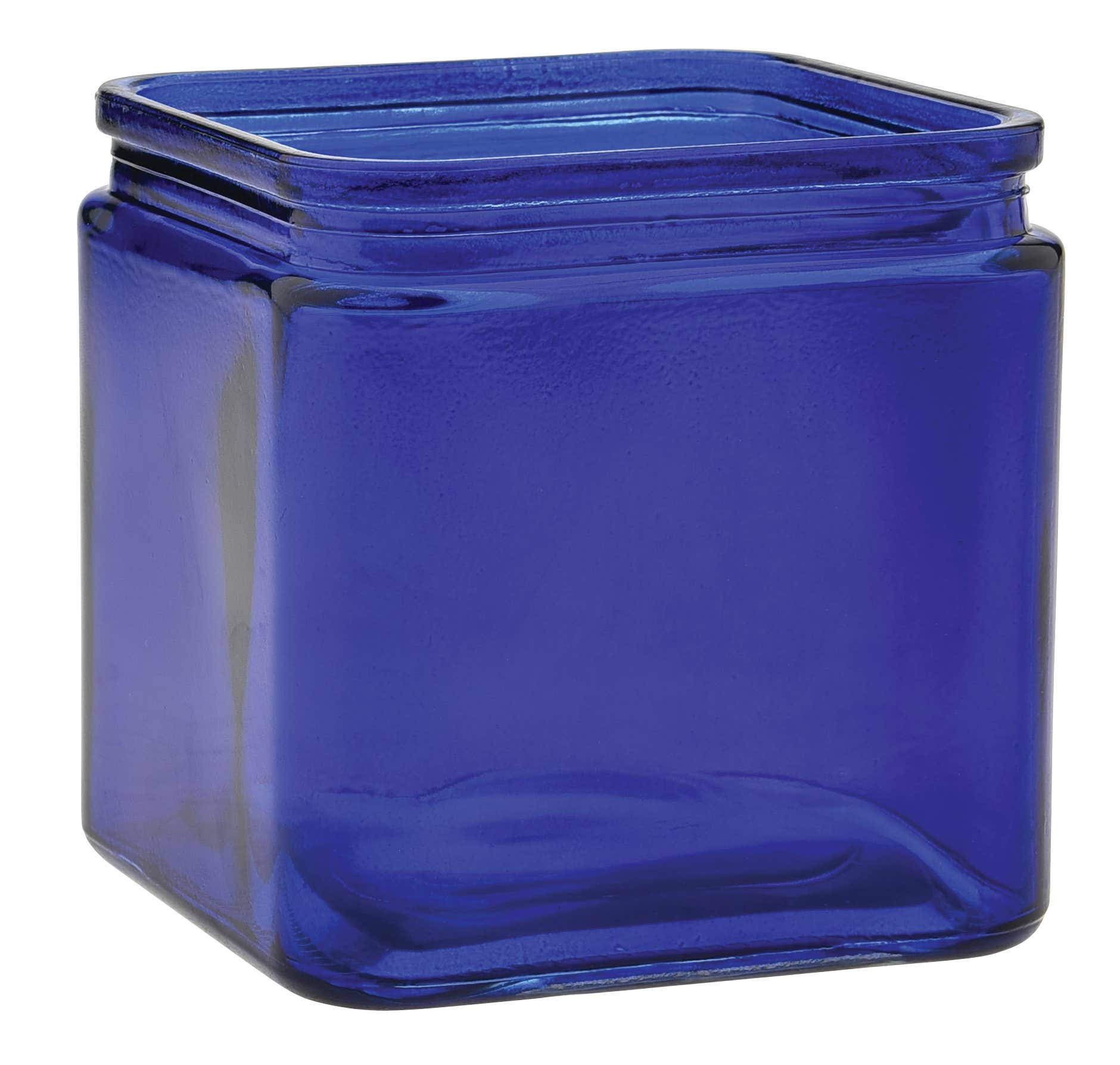 4.75 Cobalt Blue Glass Cube