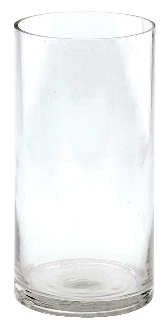 6 x 12 Round Clear Glass Cylinder