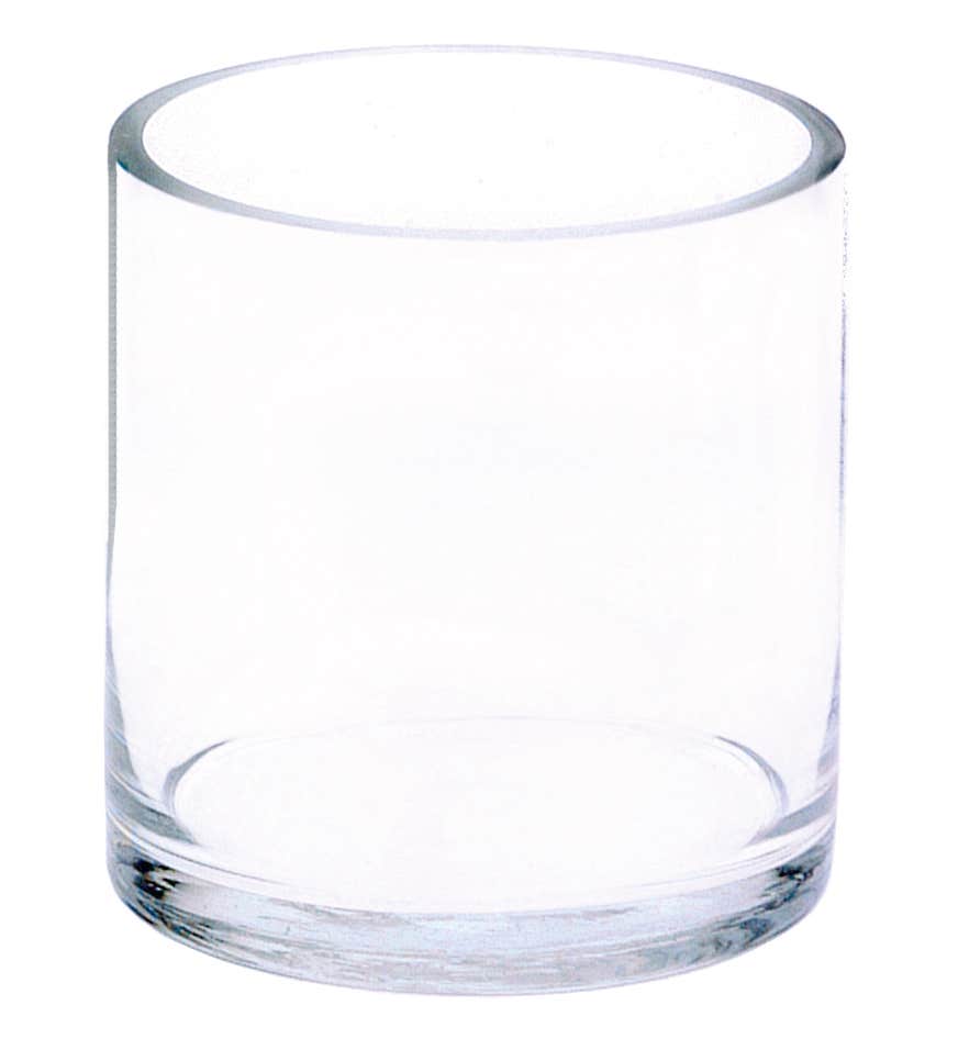 6 x 6 Round Clear Glass Cylinder