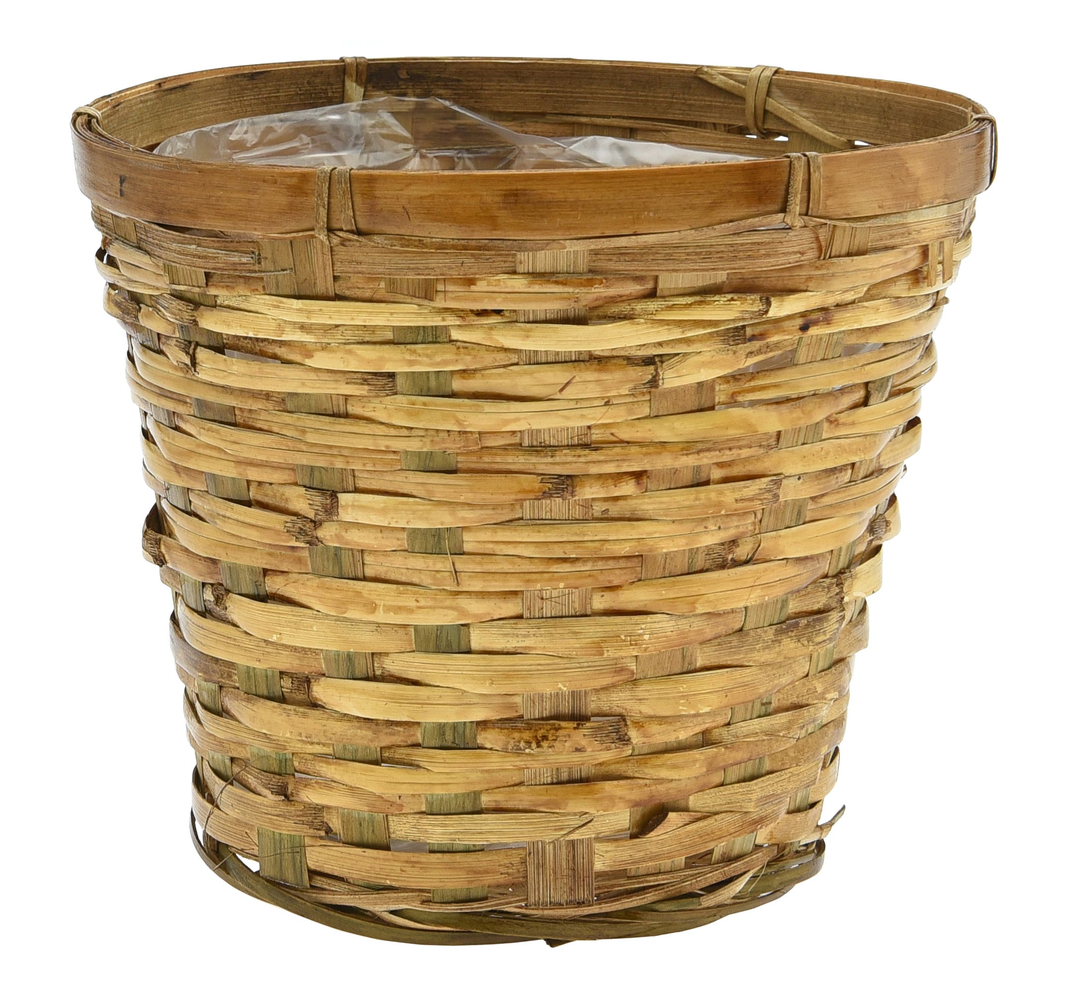 6 Honey Brown Rattan Basket
