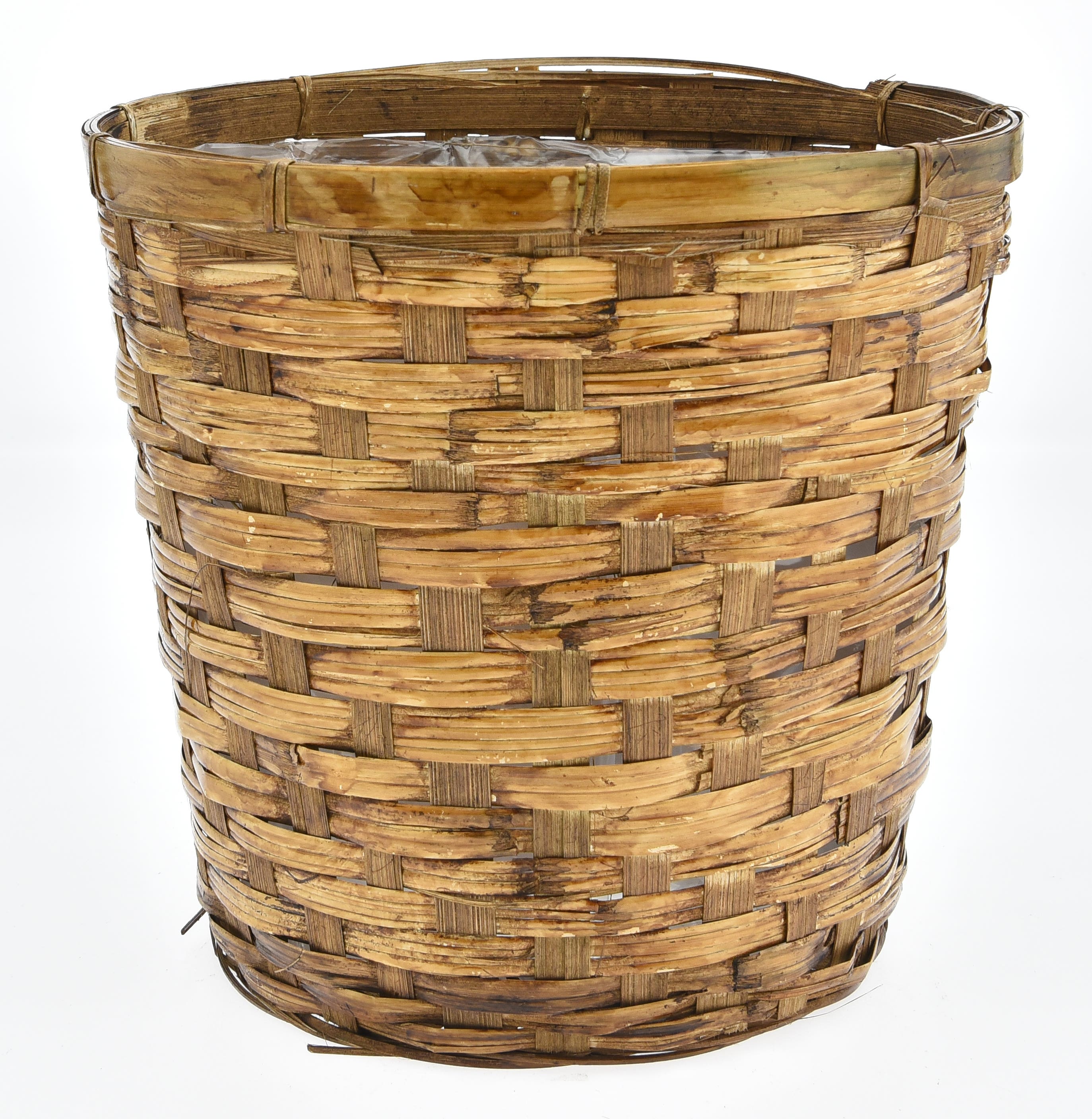 8 Honey Brown Rattan Basket & Lining
