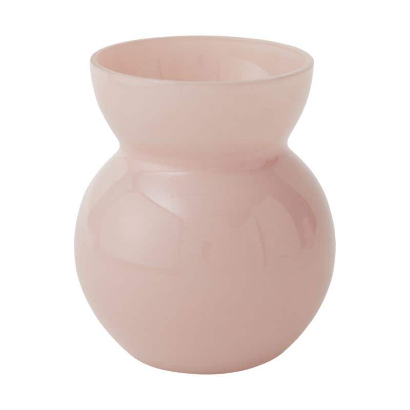 5.5x6.5 Pink Glenna Glass Vases, 12