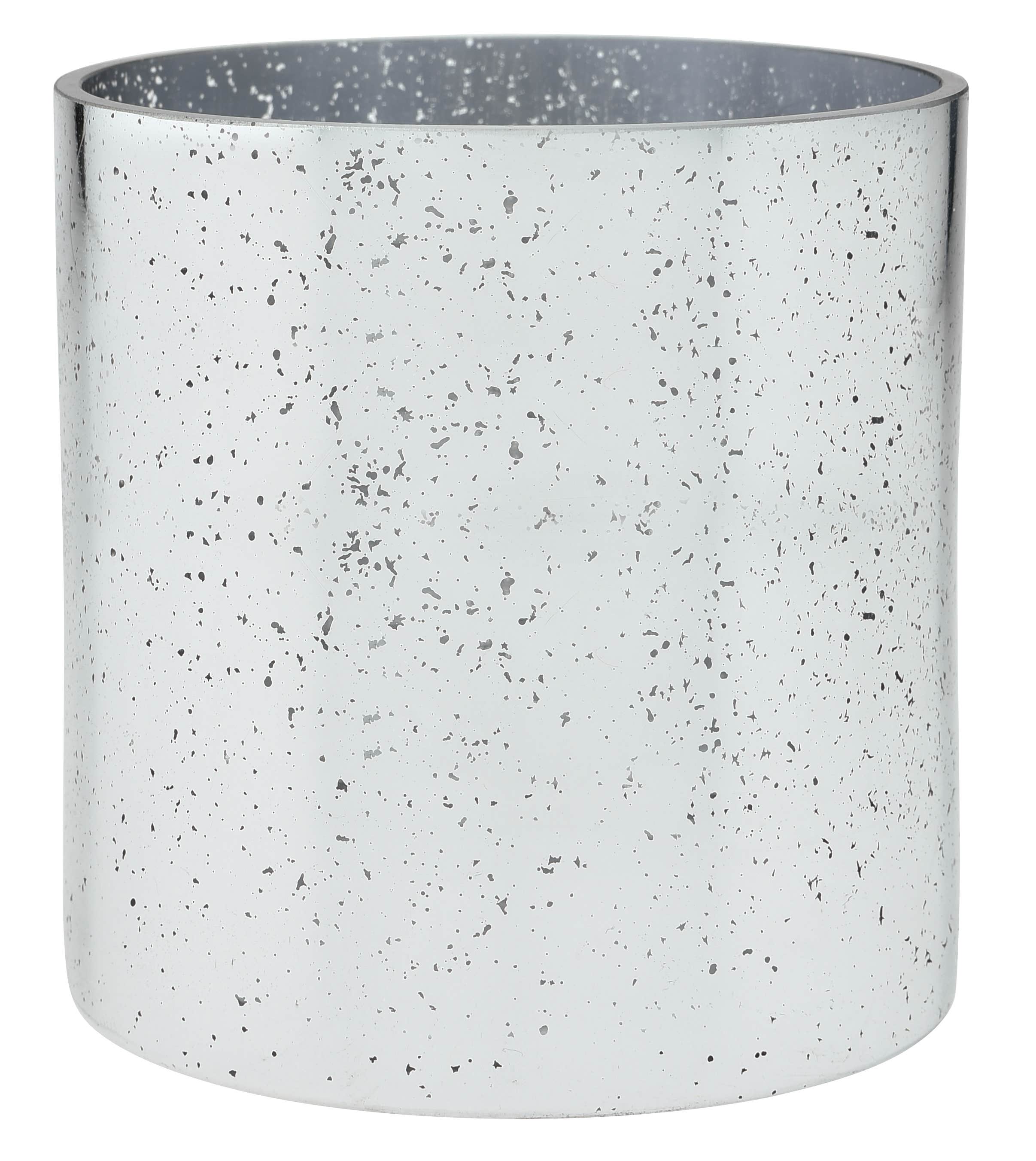 5 Silver Mercury Glass Cylinder