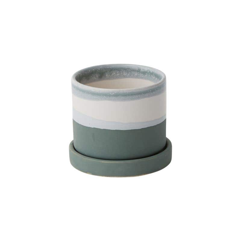 3.5 x 3 Blue Greer Pot, 48-Case