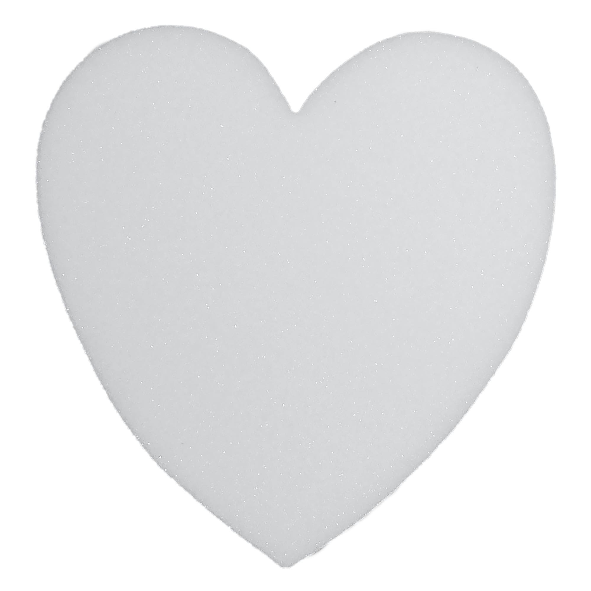 2 x 24 White Heart Foam