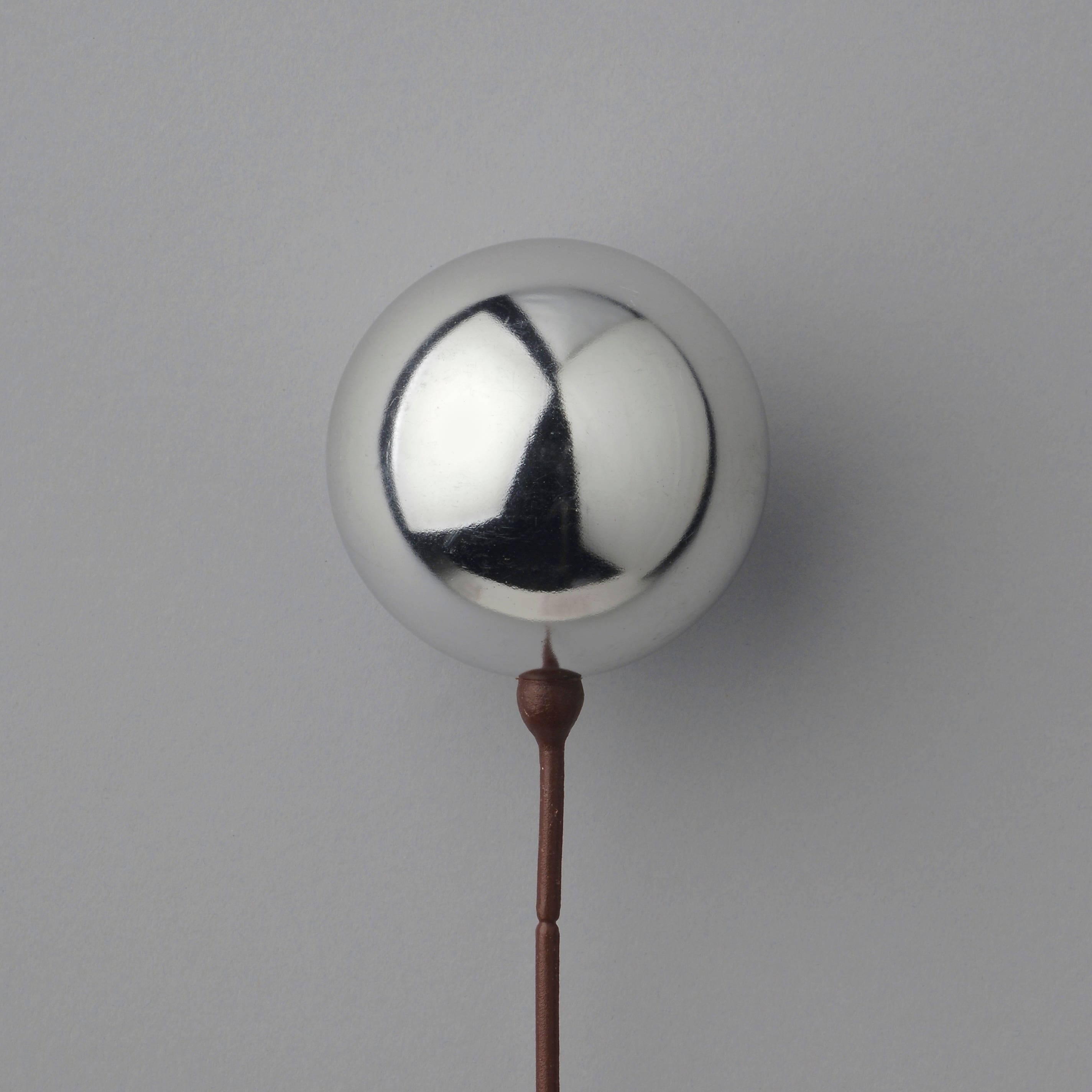 120 MM Shiny Silver Ball on Pick