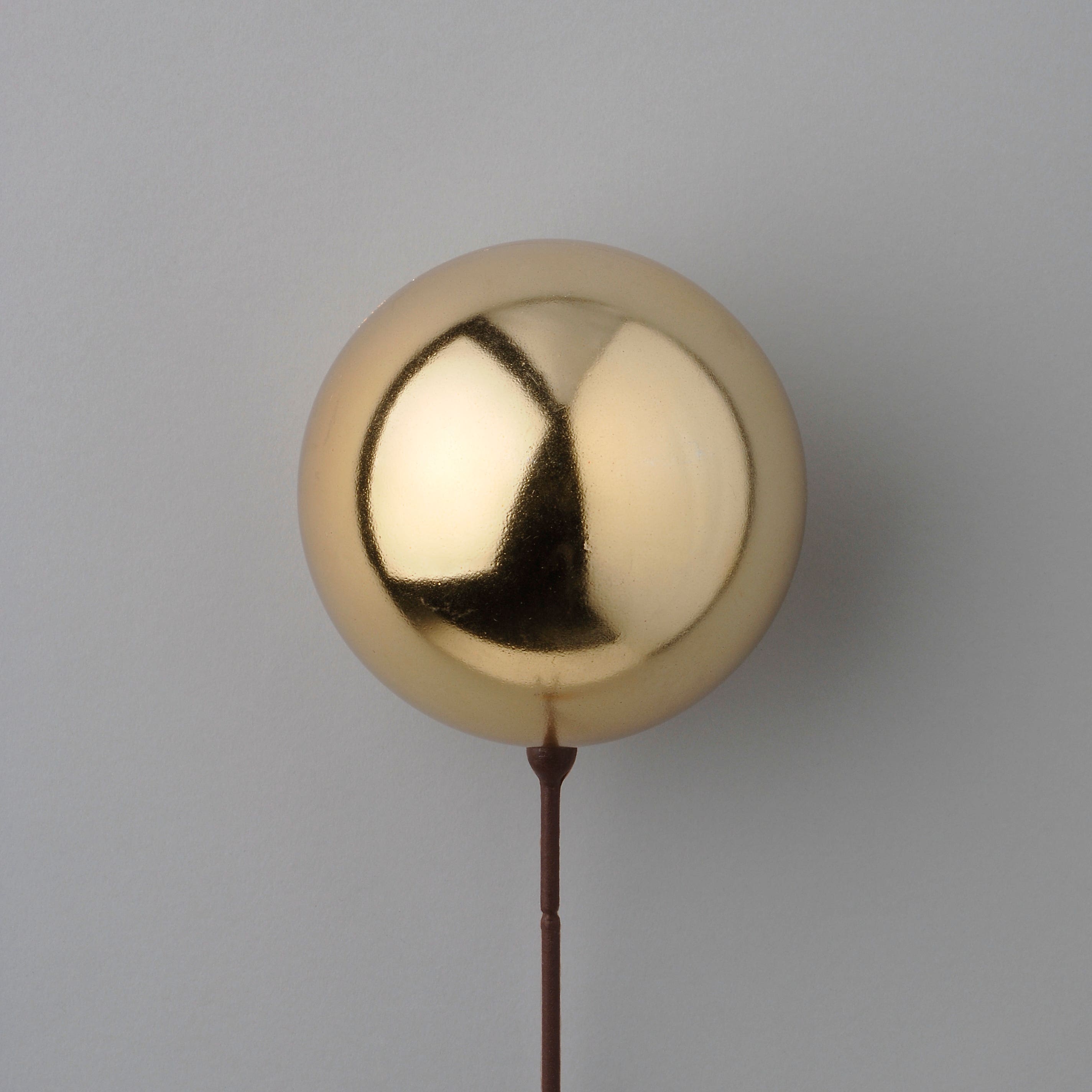 120 MM Shiny Gold Ball on Pick