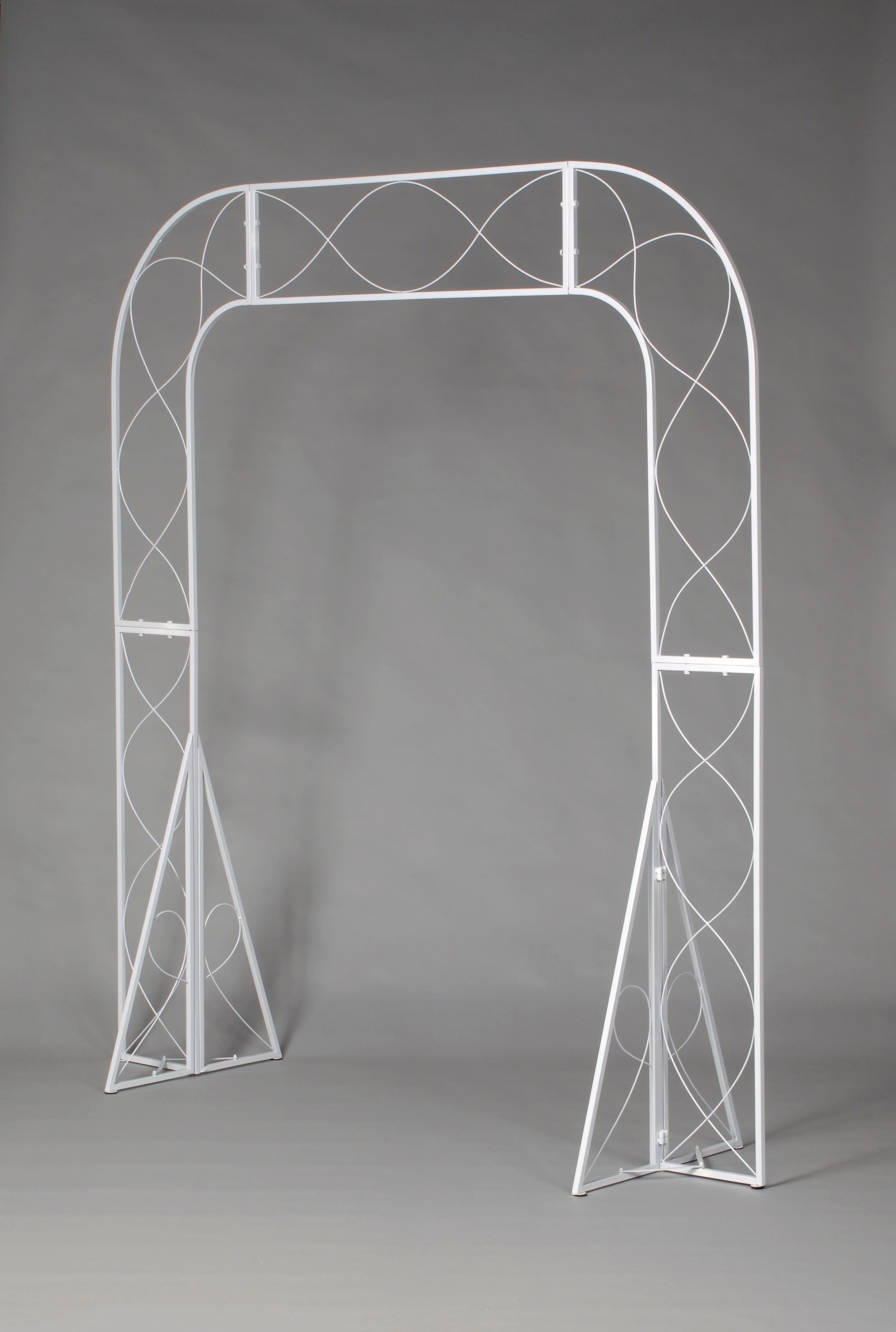 91 x 84 x 16 White Metal Archway