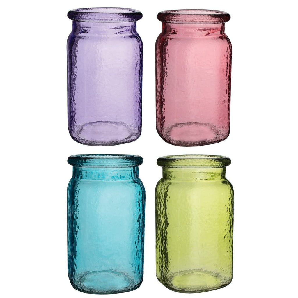 6.5 Assorted Hammered Jars, 24-Case
