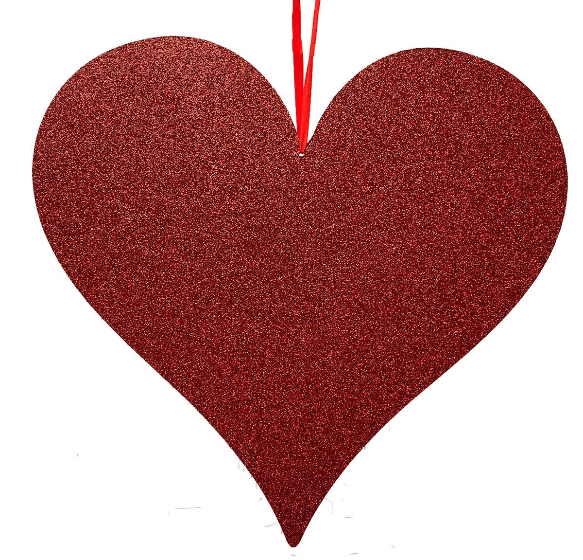20 x 19 Red Glitter Heart