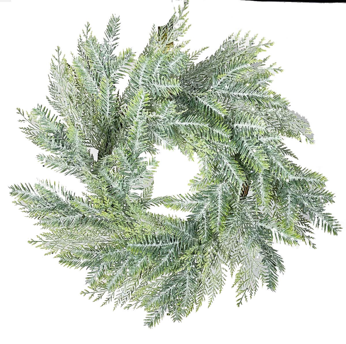 24 Hemlock Glitter Wreath
