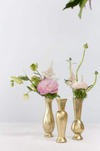 2 x 6 Henna Gold Bud Vases, 12-Case