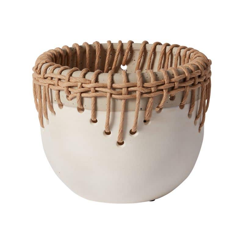 6.75 x 5.5 White Hideaway Pot, 8-Case