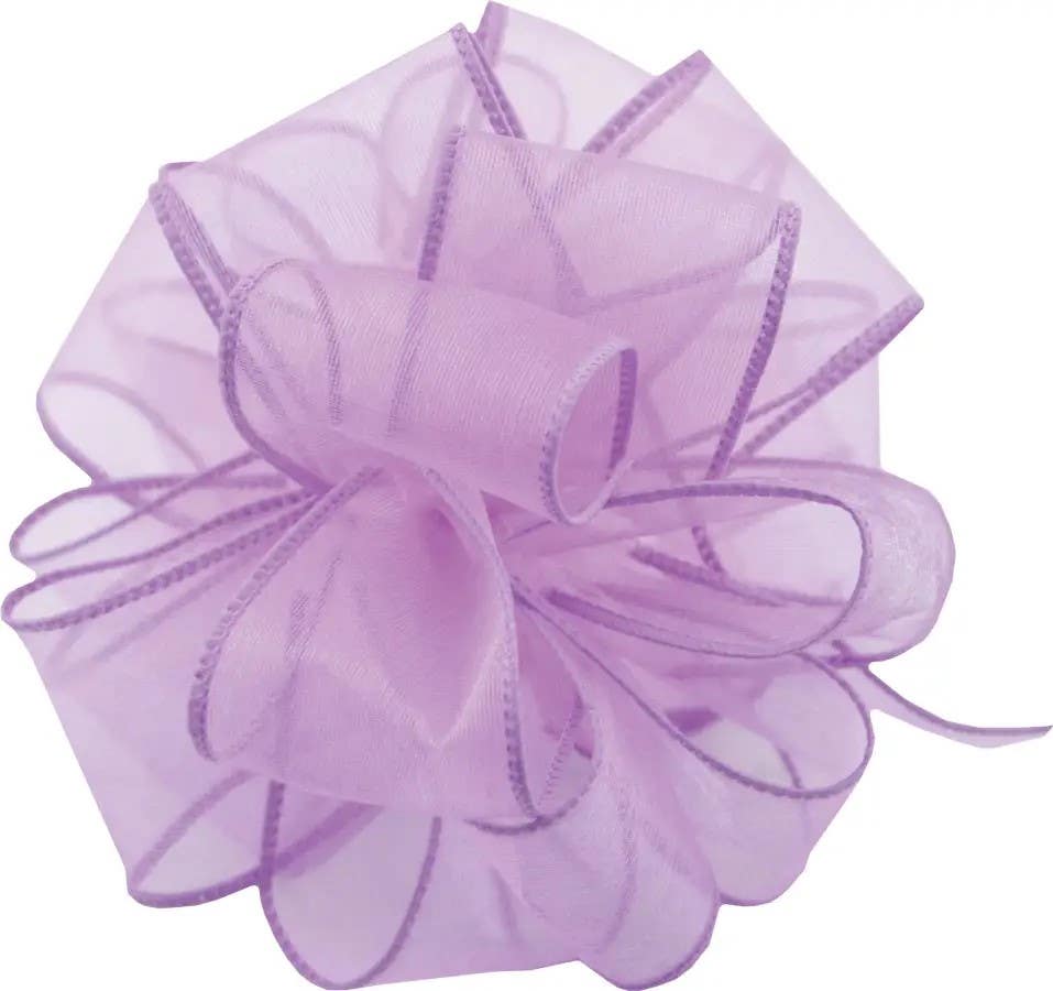 #9 Lavender Sheer Ribbon, 50-Yards