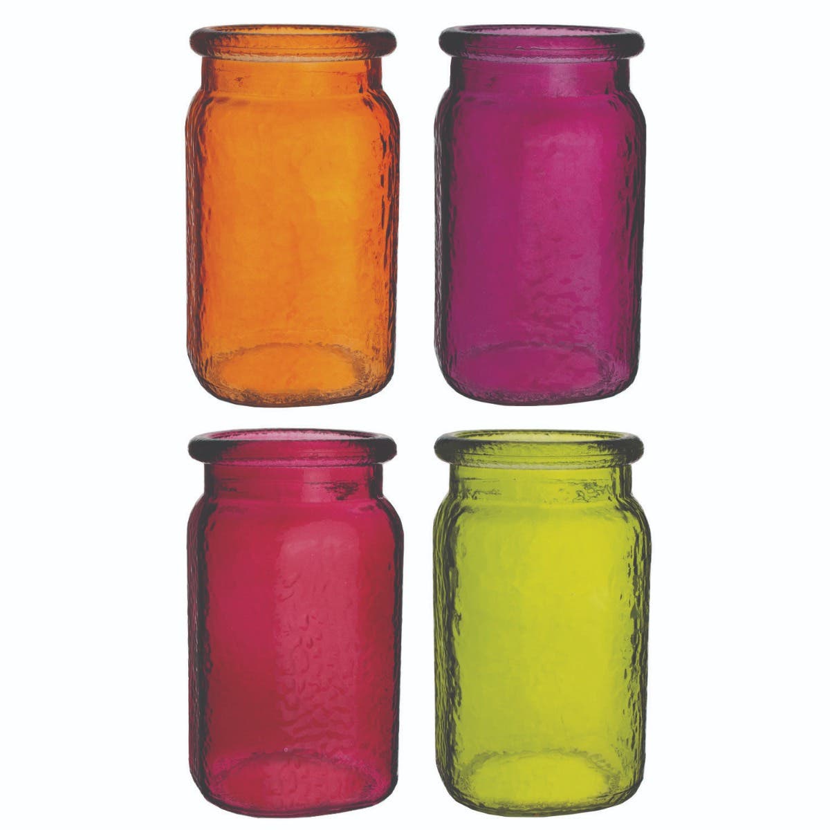 6.5 Orchard Harvest Hammered Jars, 24