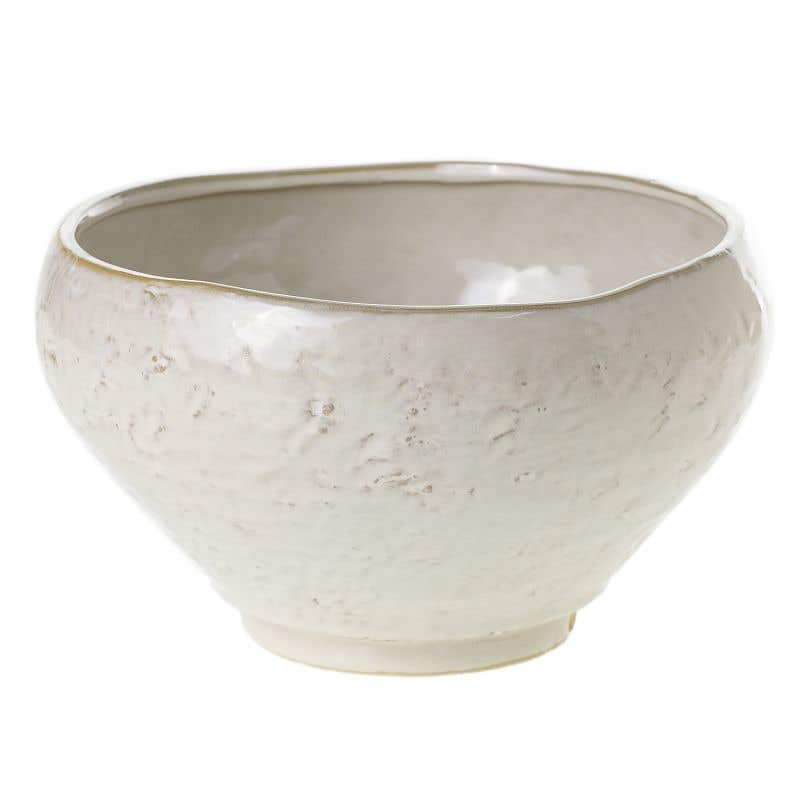 9.5x5.5 White Karlina Ceramic Bowls, 4