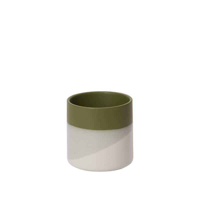 4.5 x 4.5 Green Lauris Ceramic Pots, 24