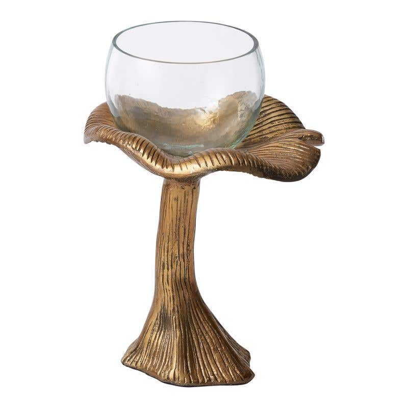 6.5x5.25x7 Gold Lichen Planter, 8-Case