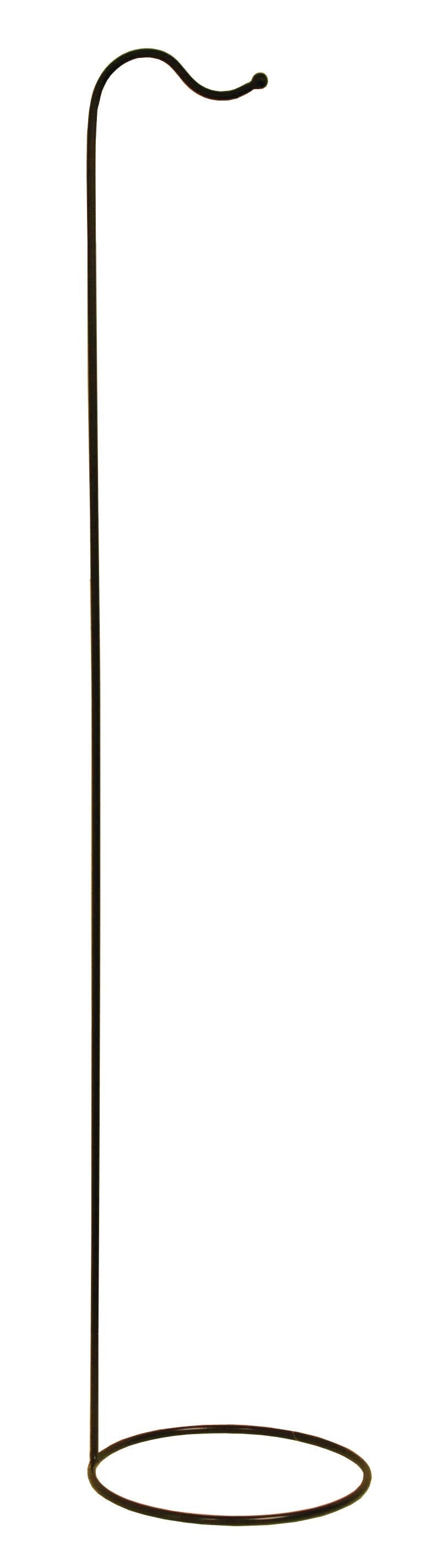60 Black Metal Standing Windchime Hook