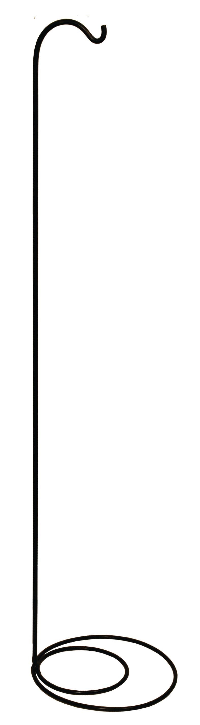 48 Standing Black Metal Windchime Hook