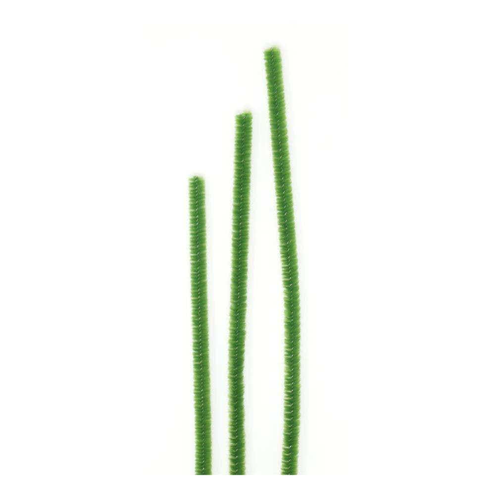 12 6mm Chenille Moss Stem