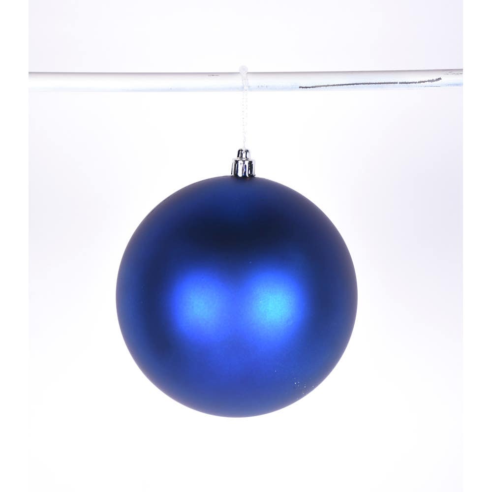 100MM Matte Cobalt Ball Ornaments, 4-Box