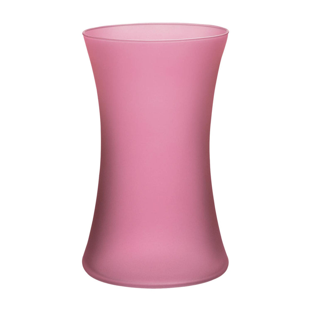 8 Matte Pink Gathering Vases, 6-Case