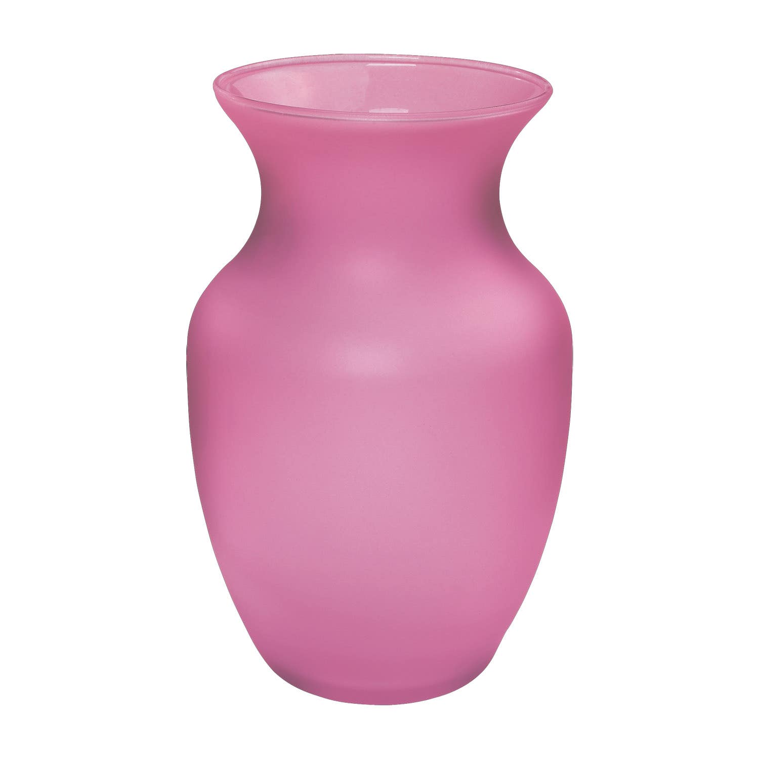 8 Blush Rose Glass Vases, 6-Case
