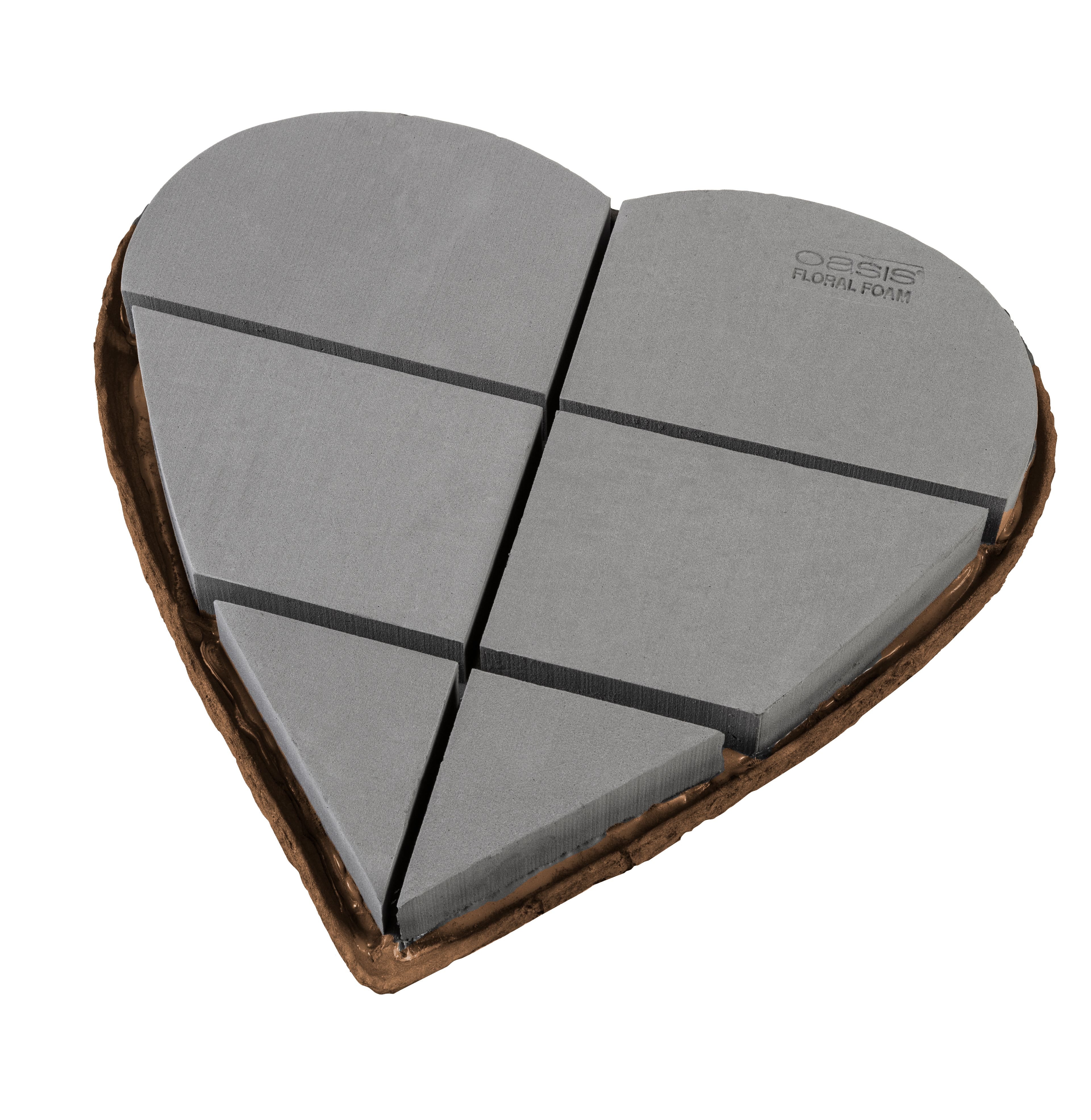 18 Midnight Mache Solid Heart