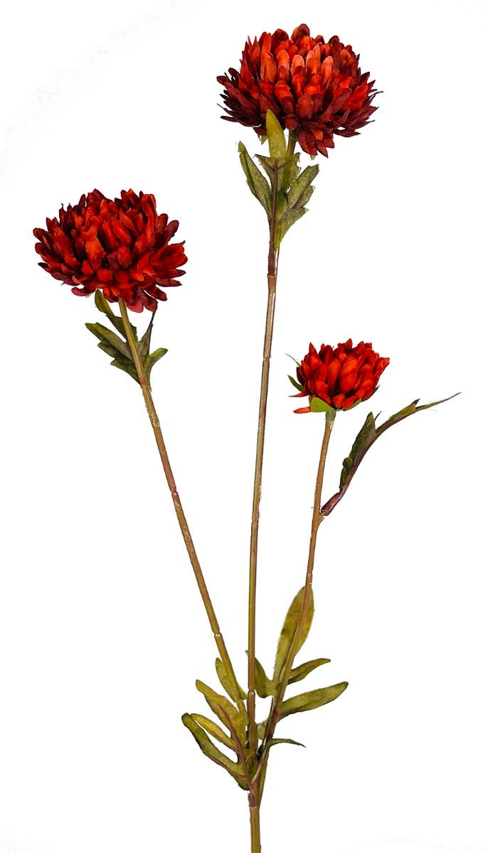 26.5 Red Mum Spray