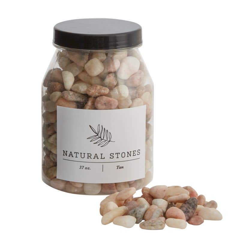 37 oz Tan Natural Stone, 6-Case