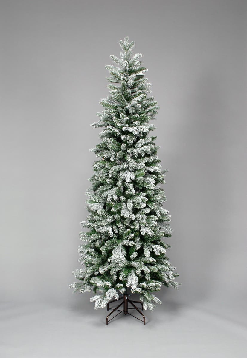 7' Flocked Vermont Spruce Tree