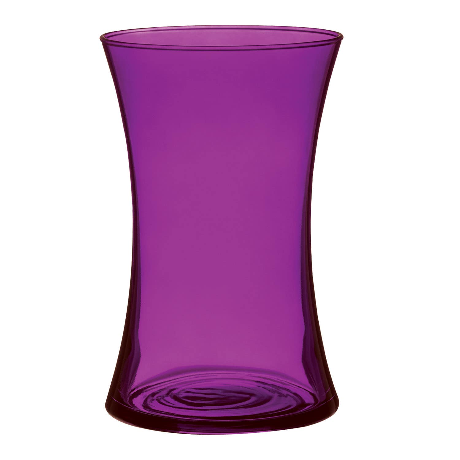 8 Purple Glass Gathering Vases, 6-Case