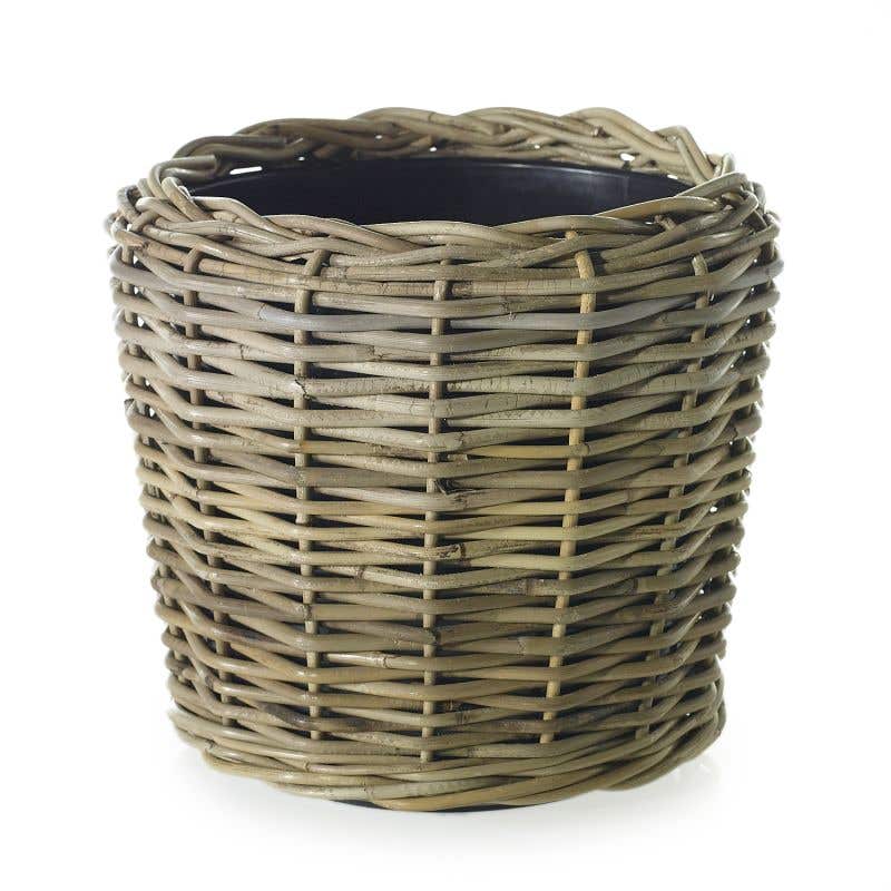 13.25 x 11.75 Rustic Rattan Baskets, 6