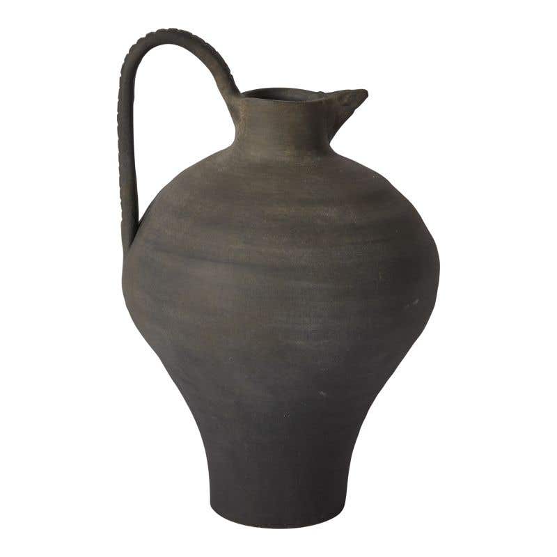 9.25 x 9 x 14 Brown Ravine Jug