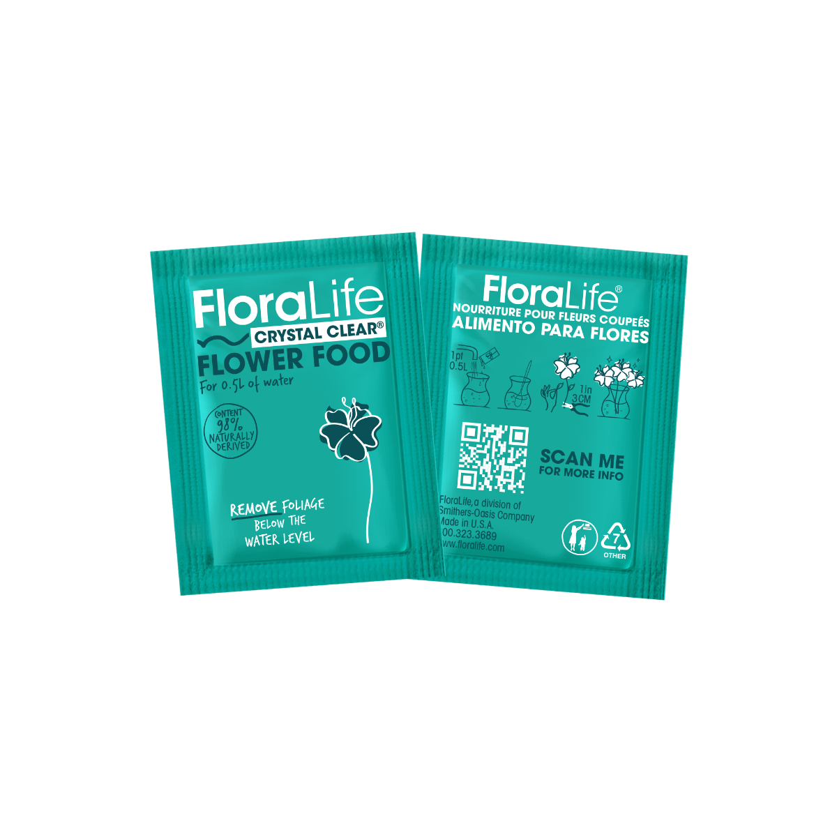 Crystal Clear Flower Food, 250-Box