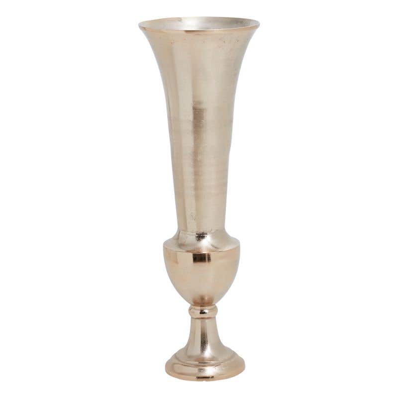 13 x 39.25 Riela Champagne Metal Vase