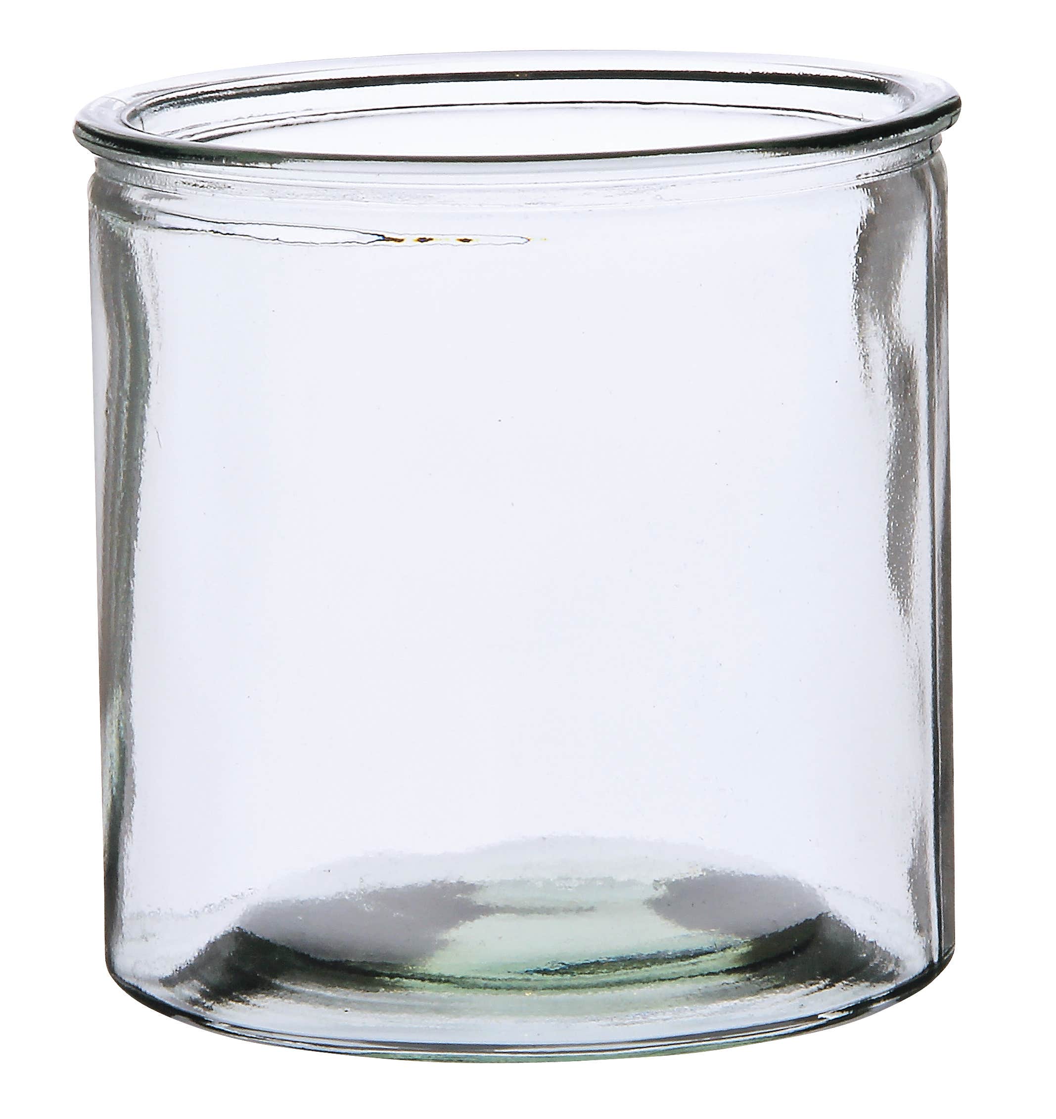 6 Round Clear Glass Cylinder