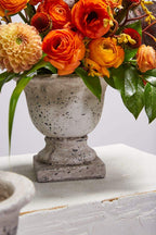 9 x 9.5 Sanctuary White Ceramic Urns, 2
