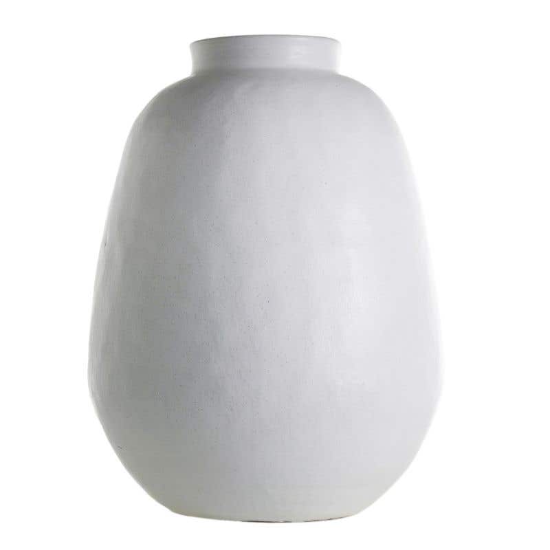 21.5 x 30.5 White Santorini Vase
