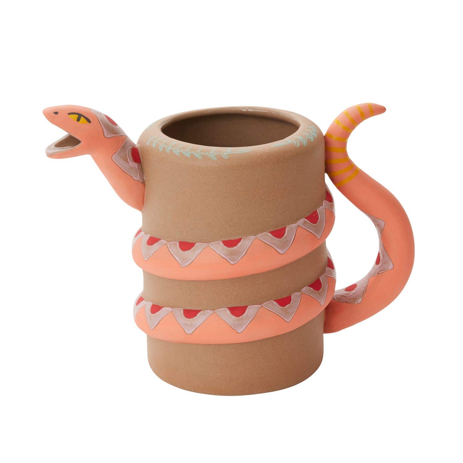7.75x5x6 Orange Serpent Watering Cans,8
