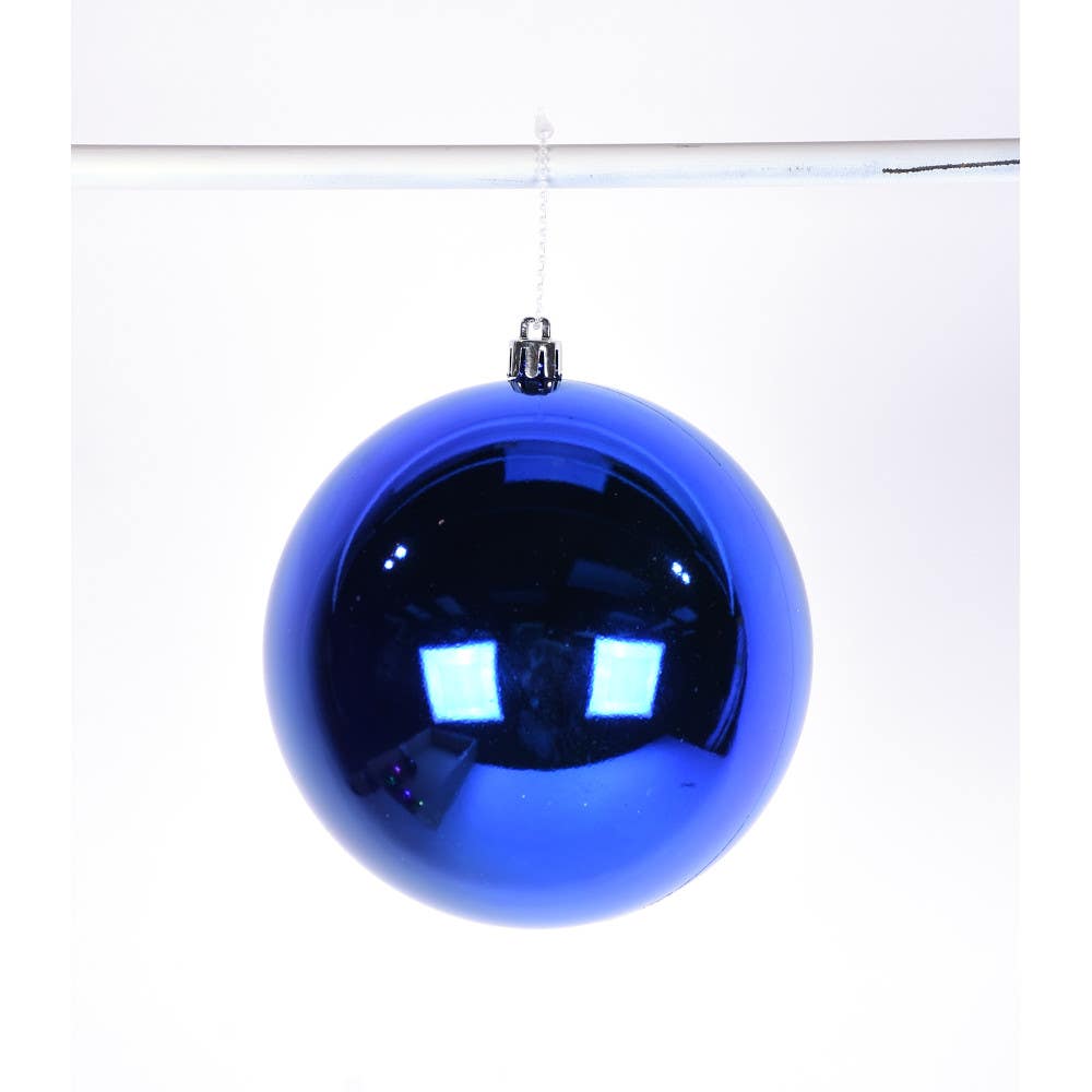 250MM Shiny Cobalt Ball Ornament