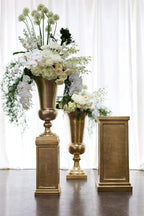 17 x 36 Sparta Gold Metal Pedestal