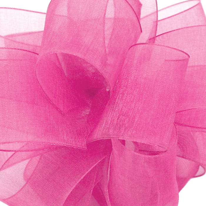 #9 Pretty Pink Sheer Ribbon, 100-Yards