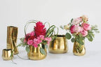 4.25 x 9 Tegan Gold Ceramic Vase