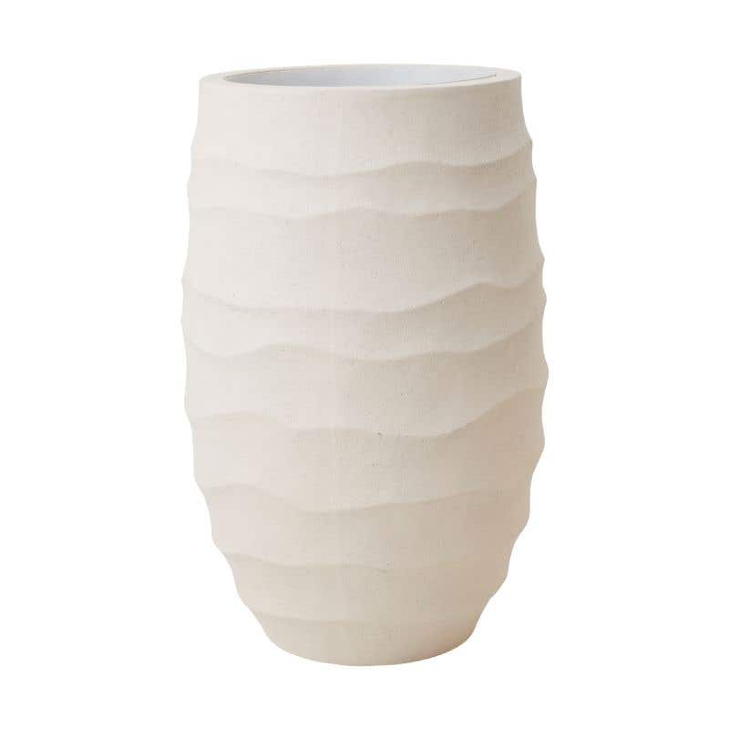 14 x 28 White Tempest Planter